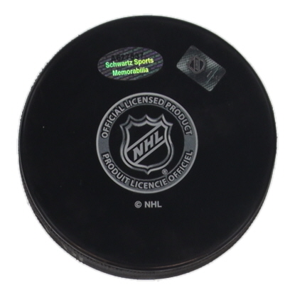 Brett Hull & Adam Oates Signed Blues Logo Hockey Puck (Schwartz) at PristineAuction.com Brett Hull & Adam Oates Signed Blues Logo Hockey Puck (Schwartz) at PristineAuction.com