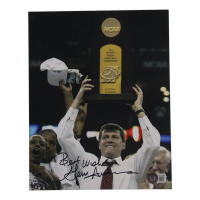 Geno Auriemma Signed UConn Huskies 8x10 Photo Inscribed "Best Wishes!" (Beckett) at PristineAuction.com