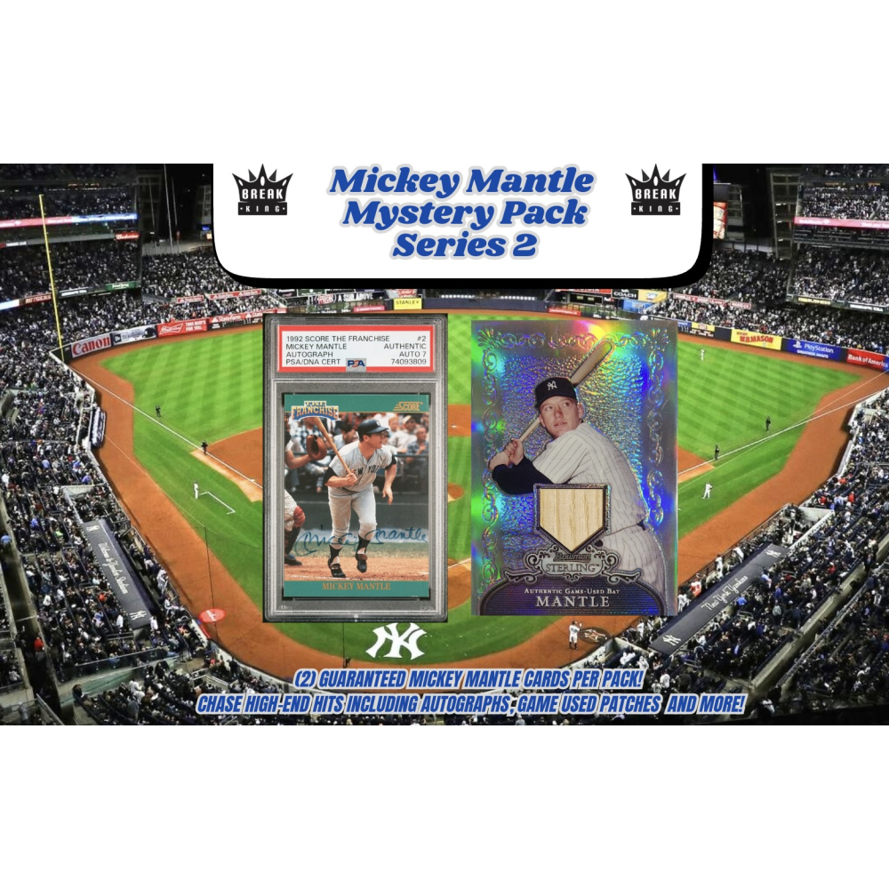 Break King: Mickey Mantle Mystery Box Foil Pack - Series II at PristineAuction.com
