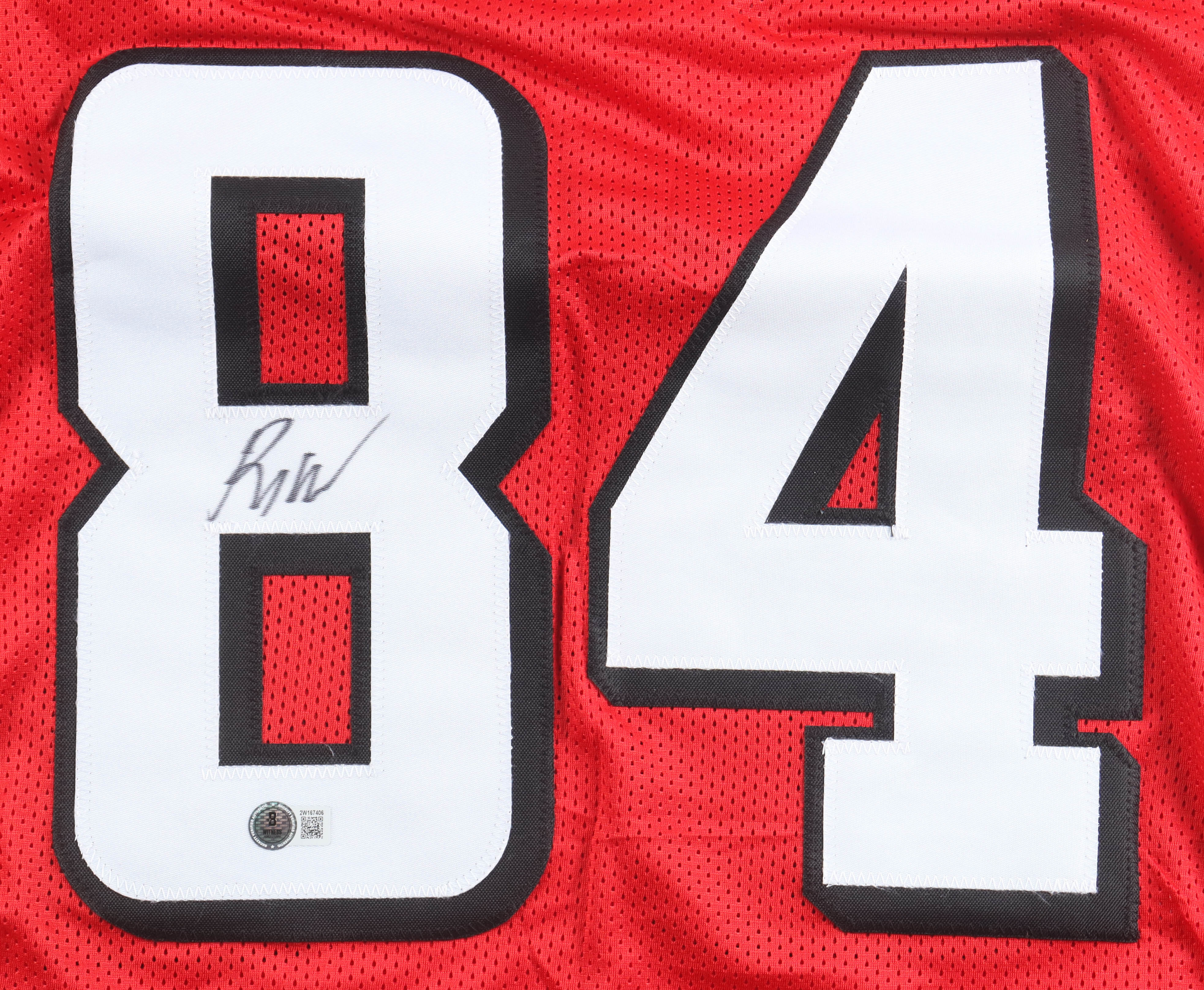 Roddy White Signed Jersey (Beckett) at PristineAuction.com Roddy White Signed Jersey (Beckett) at PristineAuction.com