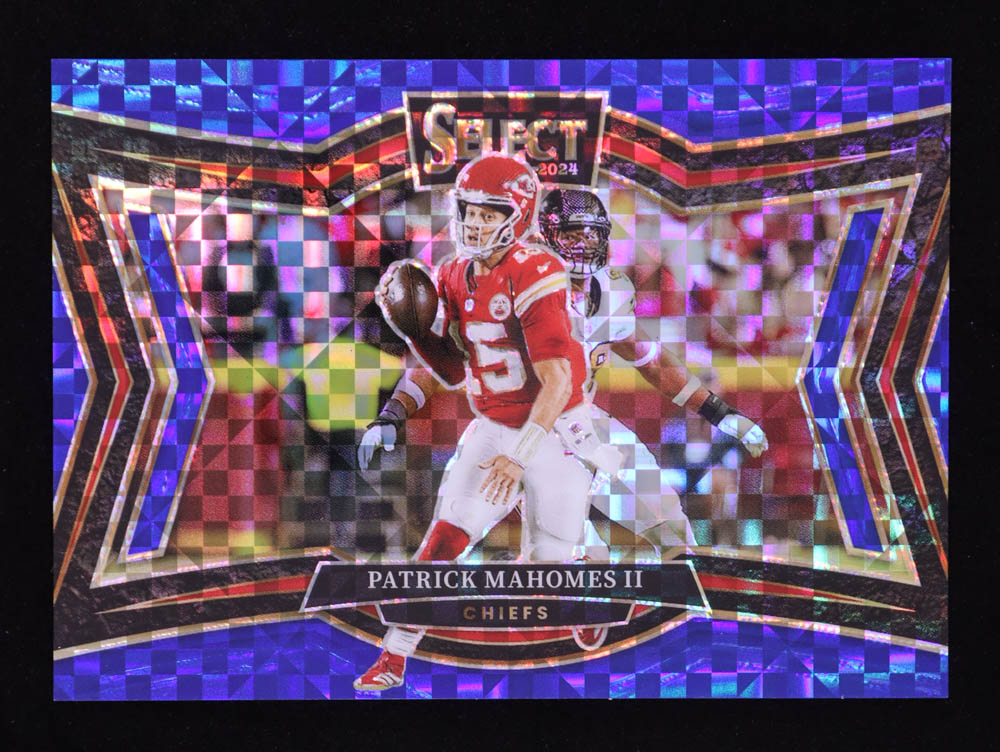 Patrick Mahomes II 2024 Select Prizm Blue #469 #55/75