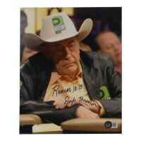 Doyle Brunson Signed 8x10 Photo (Beckett) at PristineAuction.com