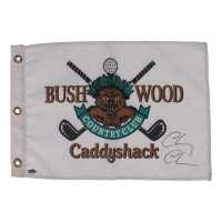 Chevy Chase Signed "Caddyshack" Bushwood Country Club Pin Flag (Schwartz) at PristineAuction.com
