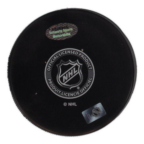 Adam Oates Signed Red Wings Logo Hockey Puck Inscribed "HOF 12" (Schwartz) at PristineAuction.com Adam Oates Signed Red Wings Logo Hockey Puck Inscribed "HOF 12" (Schwartz) at PristineAuction.com