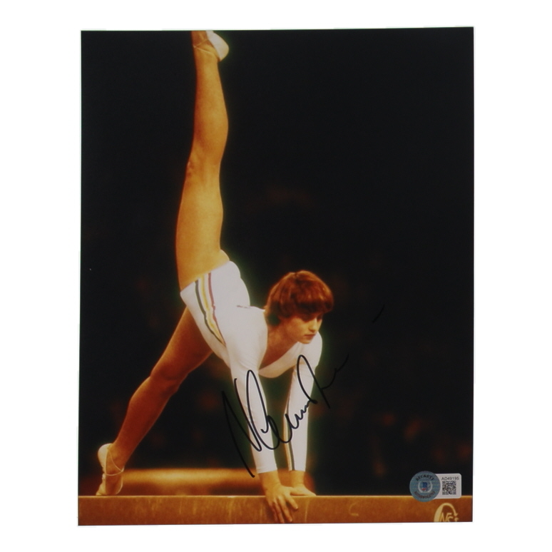 Nadia Comaneci Signed 8x10 Photo (Beckett) at PristineAuction.com Nadia Comaneci Signed 8x10 Photo (Beckett) at PristineAuction.com
