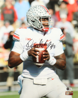 Dwayne Haskins Signed Ohio State Buckeyes 16x20 Photo (Beckett) at PristineAuction.com