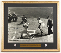 Joe DiMaggio Signed Yankees Custom Framed Photo Display (Beckett) at PristineAuction.com