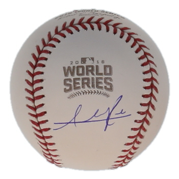 Addison Russell Signed 2016 World Series Baseball (Schwartz) at PristineAuction.com Addison Russell Signed 2016 World Series Baseball (Schwartz) at PristineAuction.com