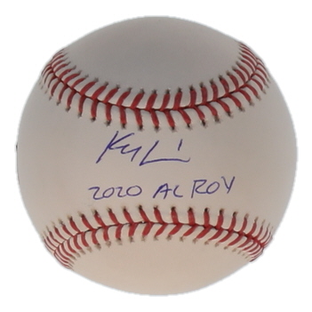 Kyle Lewis Signed OML Baseball Inscribed "2020 AL ROY" (Fanatics & MLB) at PristineAuction.com Kyle Lewis Signed OML Baseball Inscribed "2020 AL ROY" (Fanatics & MLB) at PristineAuction.com