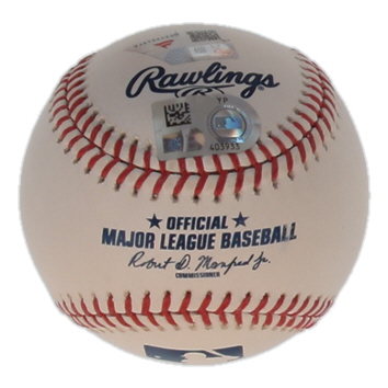 Kyle Lewis Signed OML Baseball Inscribed "2020 AL ROY" (Fanatics & MLB) at PristineAuction.com Kyle Lewis Signed OML Baseball Inscribed "2020 AL ROY" (Fanatics & MLB) at PristineAuction.com