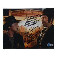 Burton Gilliam Signed "Back to the Future Part III" 8x10 Photo with Movie Quote & Character Name Inscription (Beckett) at PristineAuction.com