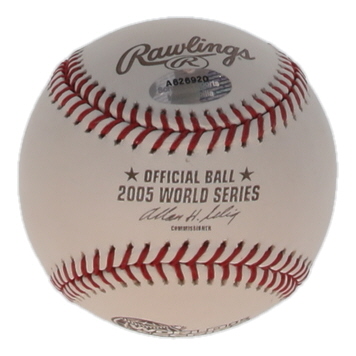 Travis Wood Signed 2016 World Series Logo Baseball Inscribed "Fly the W" (Schwartz) at PristineAuction.com Travis Wood Signed 2016 World Series Logo Baseball Inscribed "Fly the W" (Schwartz) at PristineAuction.com