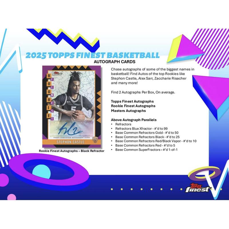 2024-25 Topps Finest Basketball Hobby Box at PristineAuction.com 2024-25 Topps Finest Basketball Hobby Box at PristineAuction.com