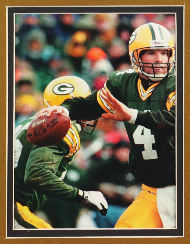 Brett Favre Signed Custom Framed Cut Display with Jersey & Super Bowl Pin (JSA) at PristineAuction.com Brett Favre Signed Custom Framed Cut Display with Jersey & Super Bowl Pin (JSA) at PristineAuction.com