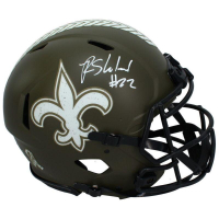 Rashid Shaheed Signed Saints Full-Size Authentic On-Field Salute To Service Alternate Speed Helmet (Beckett) at PristineAuction.com