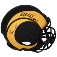 Kyren Williams & Puka Nacua Signed Rams Full-Size Authentic On-Field Eclipse Alternate Speed Helmet (Beckett & Fanatics) at PristineAuction.com