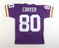 Cris Carter Signed Vikings Mitchell & Ness Authentic Jersey (Beckett) at PristineAuction.com