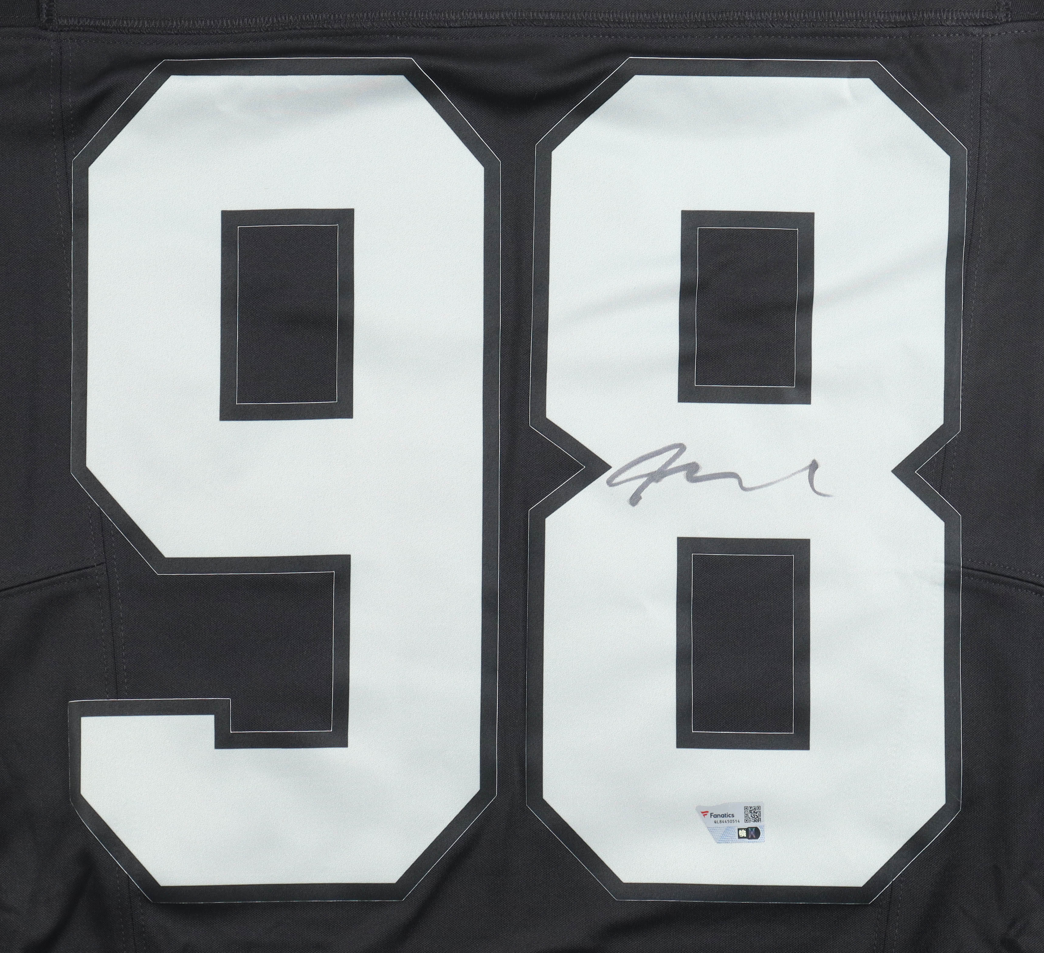 Maxx Crosby Signed Raiders Nike Authentic Jersey (Fanatics) at PristineAuction.com Maxx Crosby Signed Raiders Nike Authentic Jersey (Fanatics) at PristineAuction.com