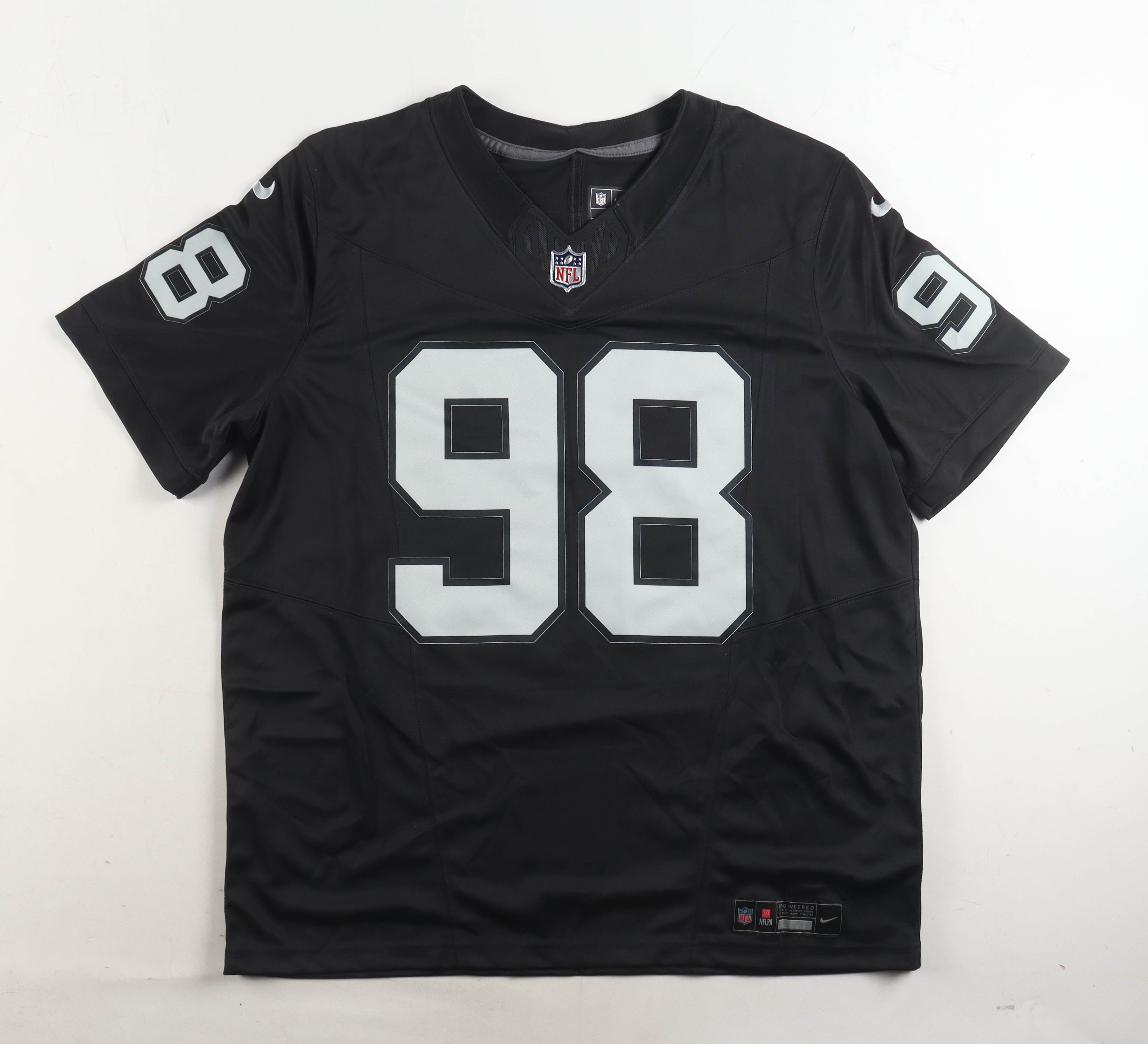 Maxx Crosby Signed Raiders Nike Authentic Jersey (Fanatics) at PristineAuction.com Maxx Crosby Signed Raiders Nike Authentic Jersey (Fanatics) at PristineAuction.com