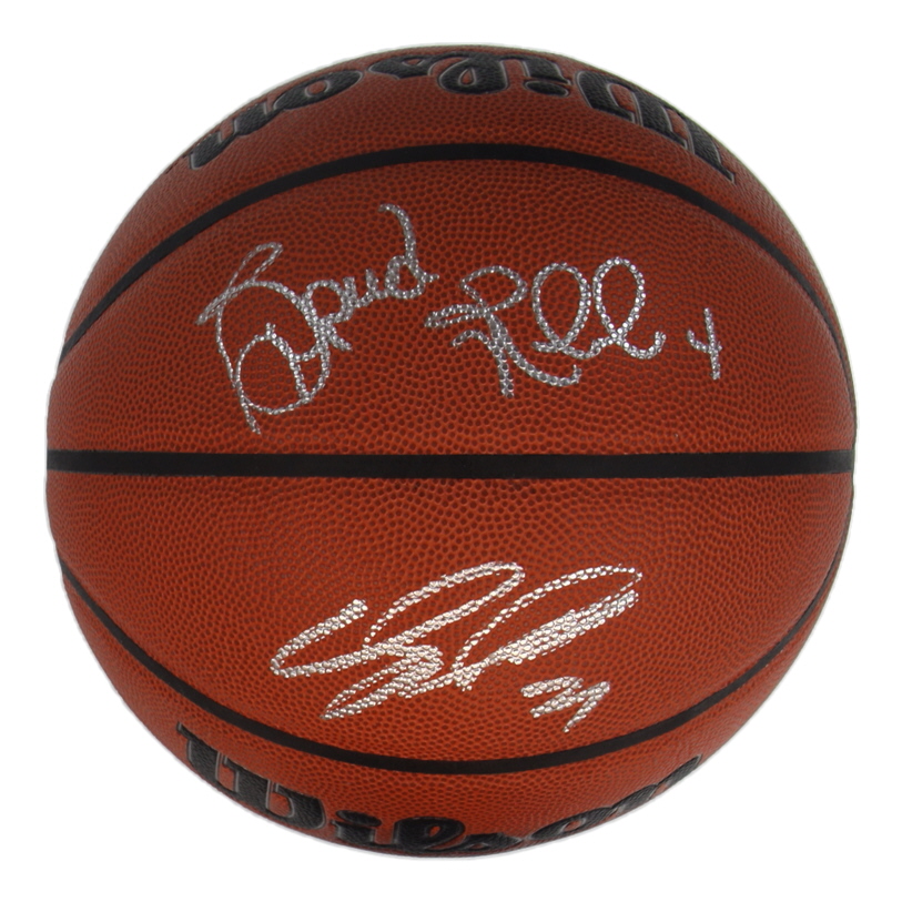 Spud Webb & Dominique Wilkins Signed NBA Basketball (Schwartz) at PristineAuction.com Spud Webb & Dominique Wilkins Signed NBA Basketball (Schwartz) at PristineAuction.com