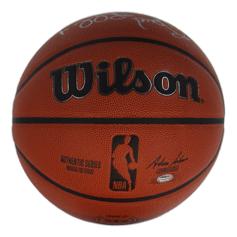 Spud Webb & Dominique Wilkins Signed NBA Basketball (Schwartz) at PristineAuction.com Spud Webb & Dominique Wilkins Signed NBA Basketball (Schwartz) at PristineAuction.com