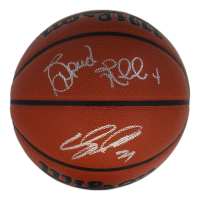 Spud Webb & Dominique Wilkins Signed NBA Basketball (Schwartz) at PristineAuction.com