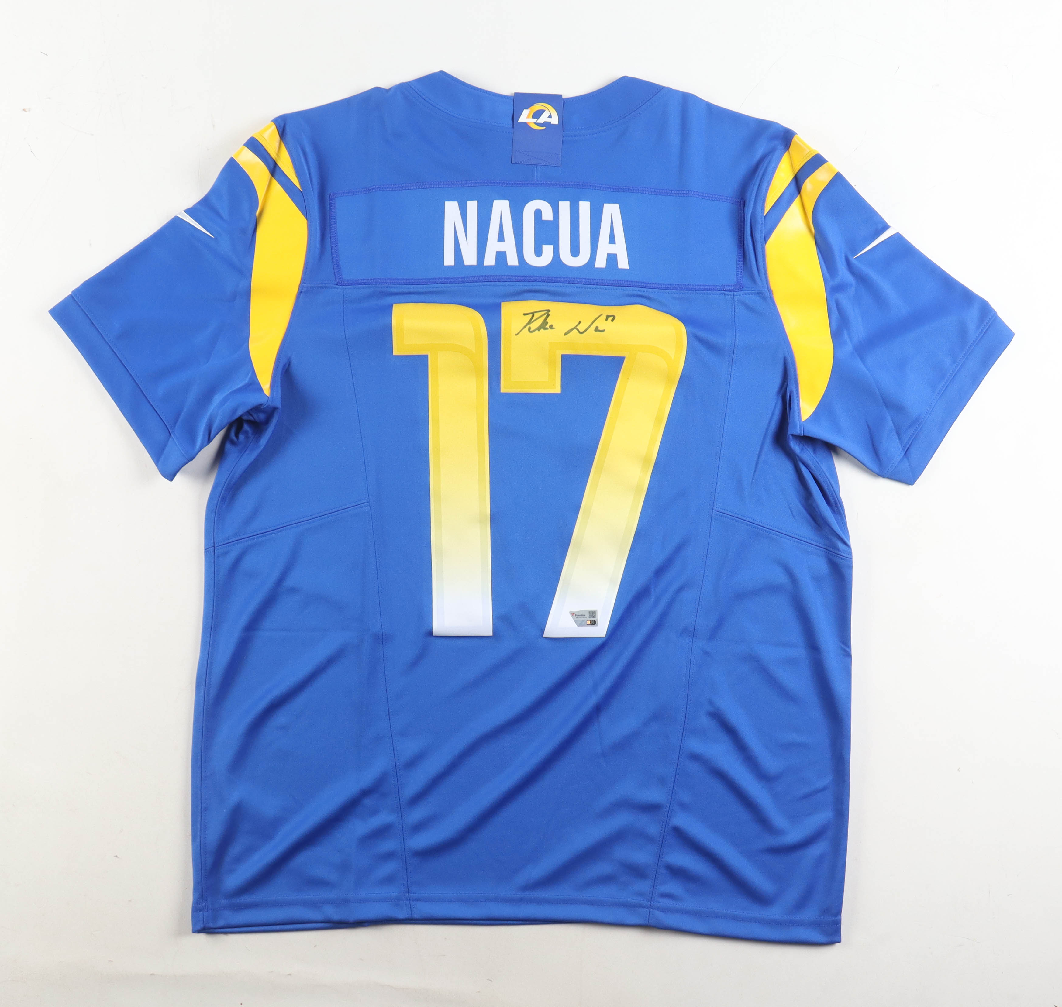 Puka Nacua Signed Rams Nike Authentic Jersey (Fanatics) at PristineAuction.com Puka Nacua Signed Rams Nike Authentic Jersey (Fanatics) at PristineAuction.com