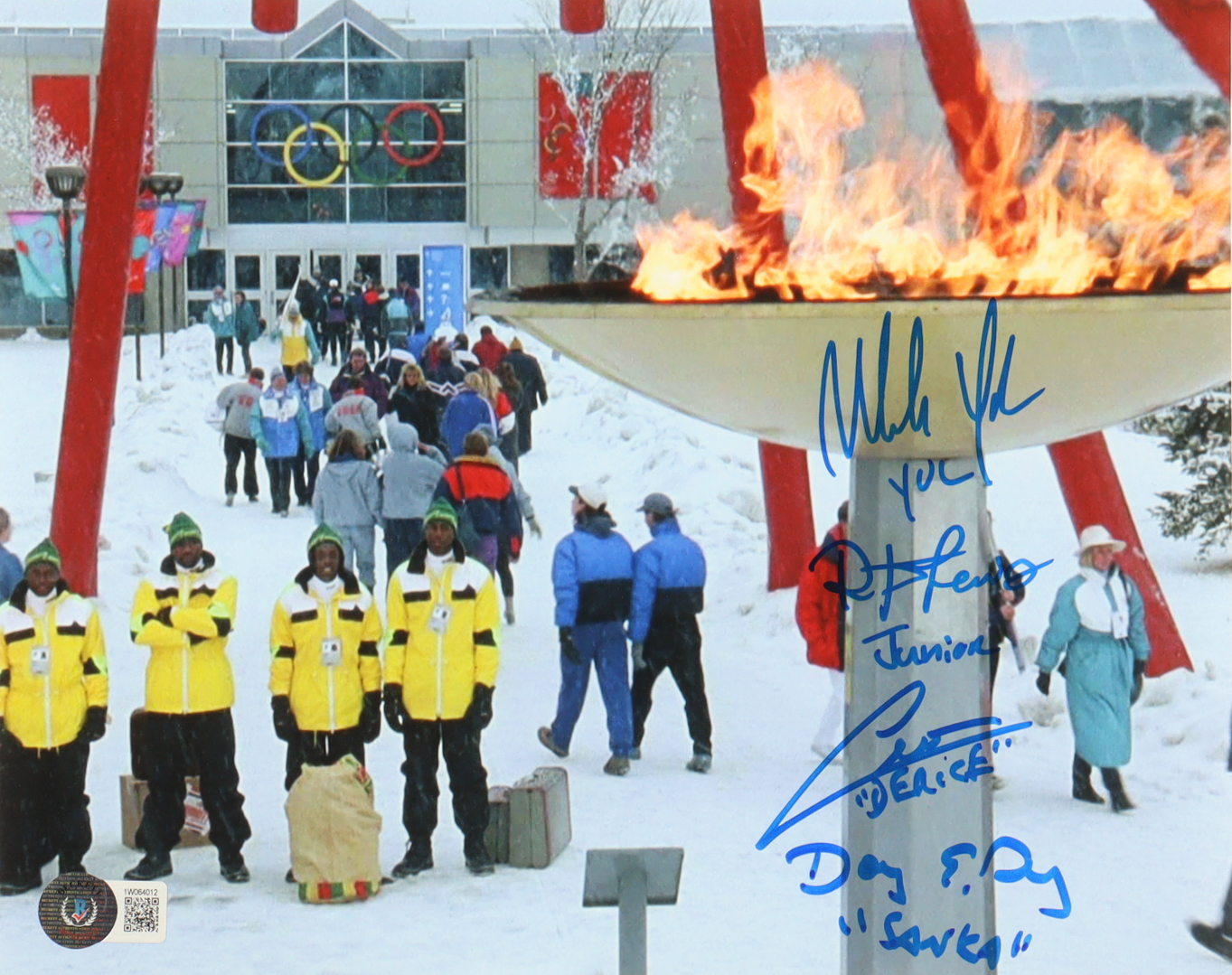 "Cool Runnings" 8x10 Photo Signed by (4) with Malik Yoba, Doug E. Doug (Beckett) at PristineAuction.com "Cool Runnings" 8x10 Photo Signed by (4) with Malik Yoba, Doug E. Doug (Beckett) at PristineAuction.com
