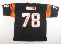 Anthony Munoz Signed Bengals Mitchell & Ness Authentic Jersey With Multiple Inscriptions (Beckett) at PristineAuction.com