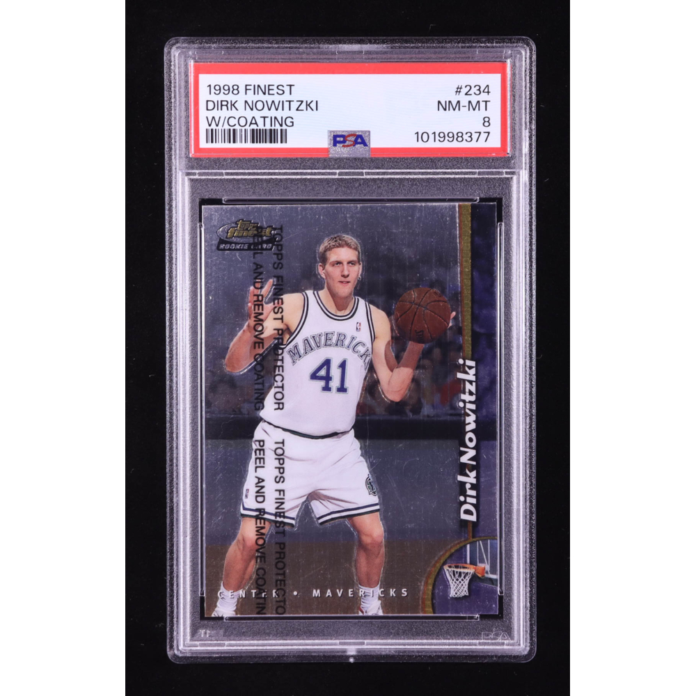 Dirk Nowitzki 1998 Finest W/Coating #234 RC (PSA 8) at PristineAuction.com