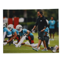 Mike McDaniel Signed Dolphins 8x10 Photo (Beckett) at PristineAuction.com