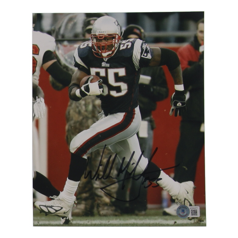 Willie McGinest Signed Patriots 8x10 Photo (Beckett) at PristineAuction.com Willie McGinest Signed Patriots 8x10 Photo (Beckett) at PristineAuction.com