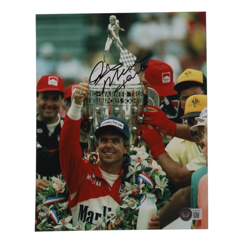 Rick Mears Signed Indy 500 8x10 Photo Inscribed "Thanks" (Beckett) at PristineAuction.com Rick Mears Signed Indy 500 8x10 Photo Inscribed "Thanks" (Beckett) at PristineAuction.com
