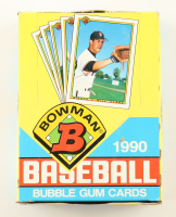 1990 Bowman Baseball Wax Box with (36) Packs at PristineAuction.com