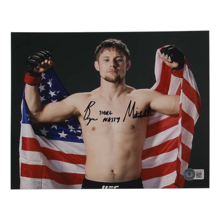 Bryce "Thug Nasty" Mitchell Signed UFC 8x10 Photo (Beckett) at PristineAuction.com Bryce "Thug Nasty" Mitchell Signed UFC 8x10 Photo (Beckett) at PristineAuction.com