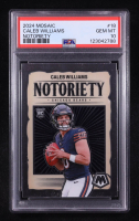 Caleb Williams 2024 Panini Mosaic Notoriety #18 RC (PSA 10) at PristineAuction.com