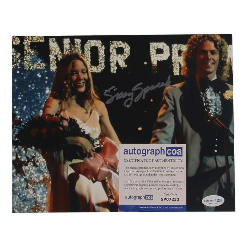 Sissy Spacek Signed "Carrie" 8x10 Photo (ACOA) at PristineAuction.com Sissy Spacek Signed "Carrie" 8x10 Photo (ACOA) at PristineAuction.com