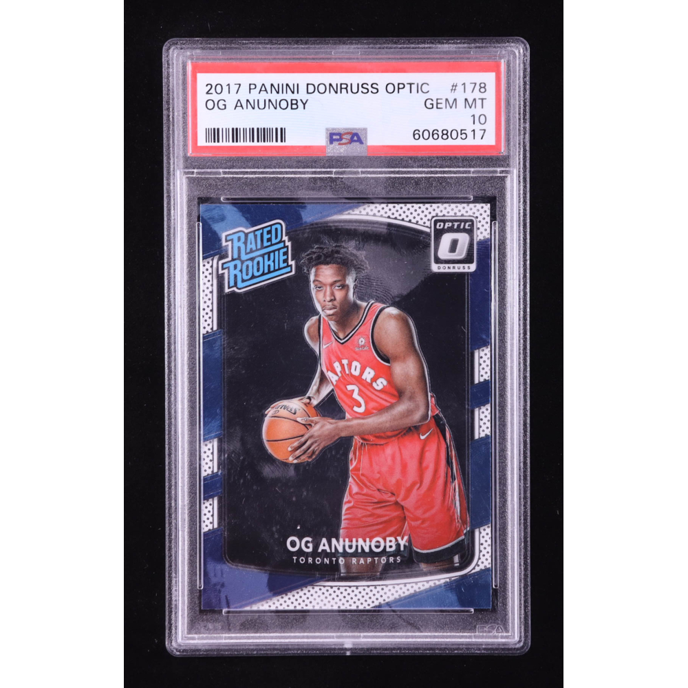OG Anunoby 2017 Panini Donruss Optic Rated Rookie #178 RC (PSA 10) at PristineAuction.com