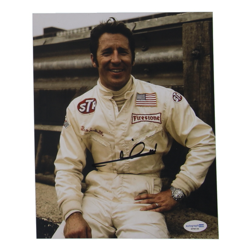 Mario Andretti Signed IndyCar 8x10 Photo (ACOA) at PristineAuction.com Mario Andretti Signed IndyCar 8x10 Photo (ACOA) at PristineAuction.com