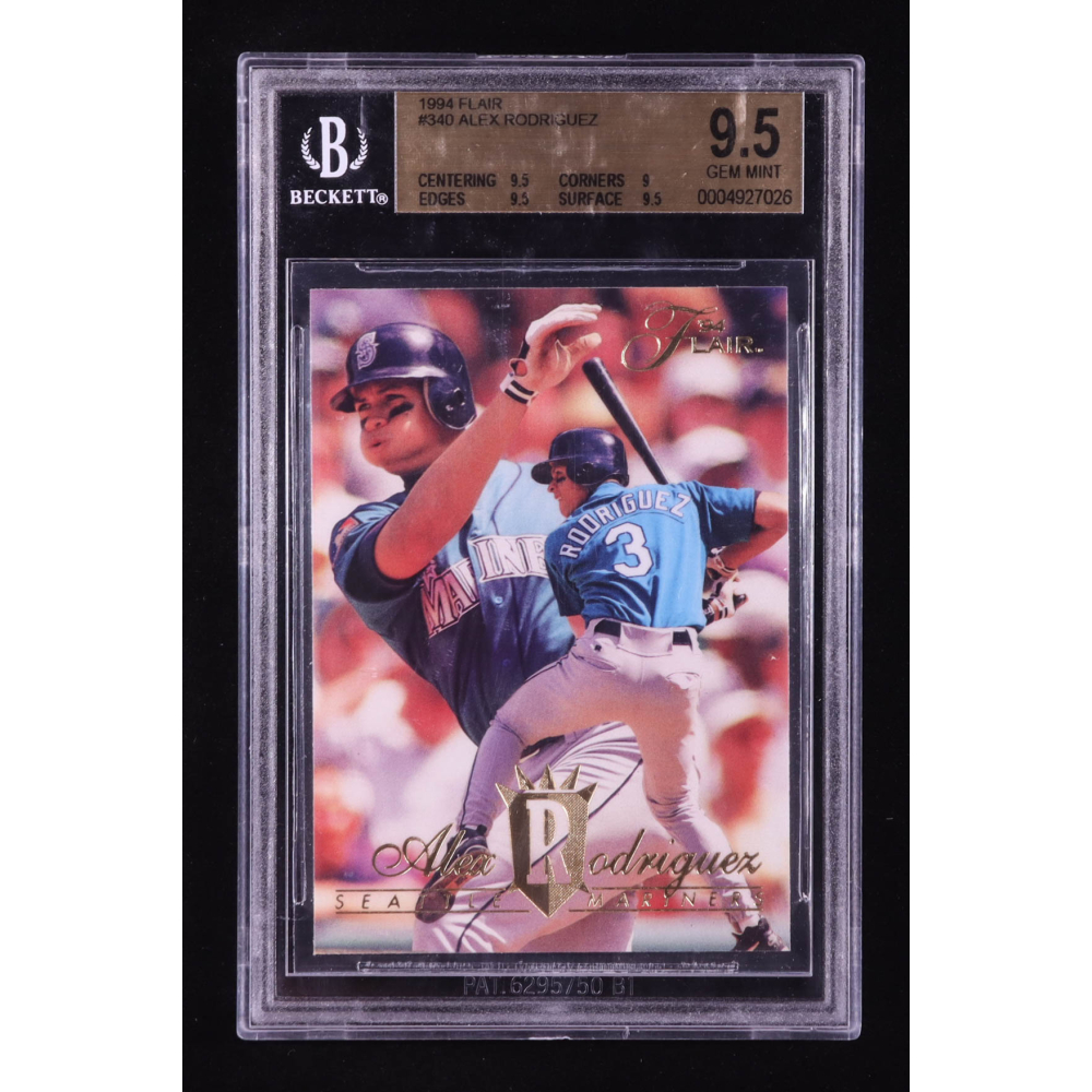 Alex Rodriguez 1994 Fleer Flair #340 RC (BGS 9.5) at PristineAuction.com