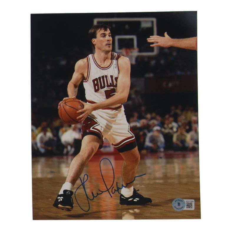 John Paxson Signed Bulls 8x10 Photo (Beckett) at PristineAuction.com John Paxson Signed Bulls 8x10 Photo (Beckett) at PristineAuction.com