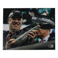 Doug Pederson Signed Eagles 8x10 Photo Inscribed "SBLII" (Beckett) at PristineAuction.com
