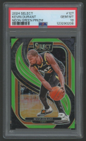 Kevin Durant 2024 Select Neon Green Prizm #127 #22/75 (PSA 10) at PristineAuction.com