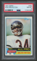 Walter Payton 1981 Topps #400 (PSA 8) at PristineAuction.com