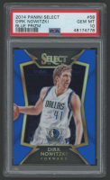 Dirk Nowitzki 2014 Select Blue Prizm #58 #137/249 (PSA 10) at PristineAuction.com