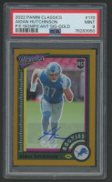 Aidan Hutchinson 2022 Classics Premium Edition Significant Signatures Gold #170 RC #62/75 (PSA 9) at PristineAuction.com