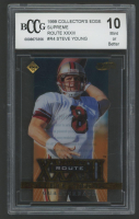Steve Young 1999 Collector's Edge Supreme Route XXXIII #R4 (BCCG 10) at PristineAuction.com