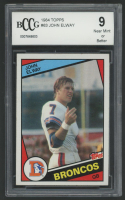 John Elway 1984 Topps #63 RC (BCCG 9) at PristineAuction.com