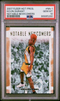 Kevin Durant 2007-08 Fleer Hot Prospects Notable Newcomers #NN-1 RC (PSA 10) at PristineAuction.com
