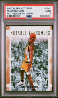 Kevin Durant 2007-08 Fleer Hot Prospects Notable Newcomers #NN-1 RC (PSA 9) at PristineAuction.com